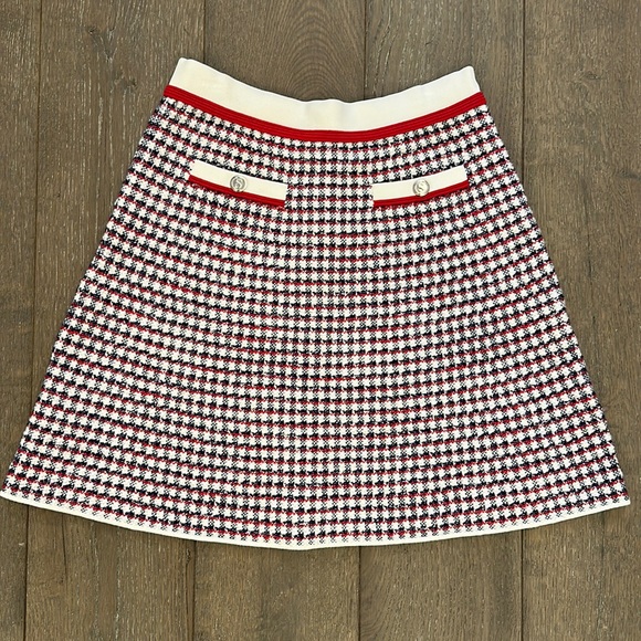 Sandro Short Pleated Skirt